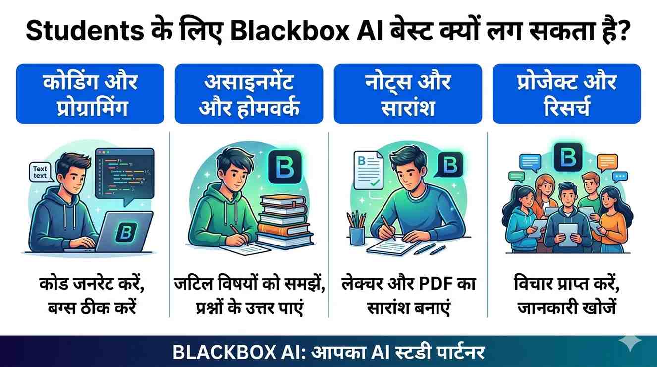 Students के लिए Blackbox AI बेस्ट क्यों लग सकता है?