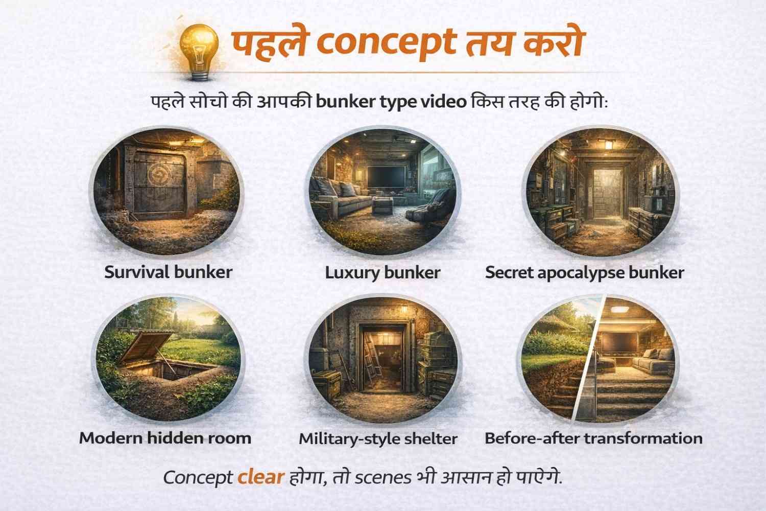 पहले concept तय करो