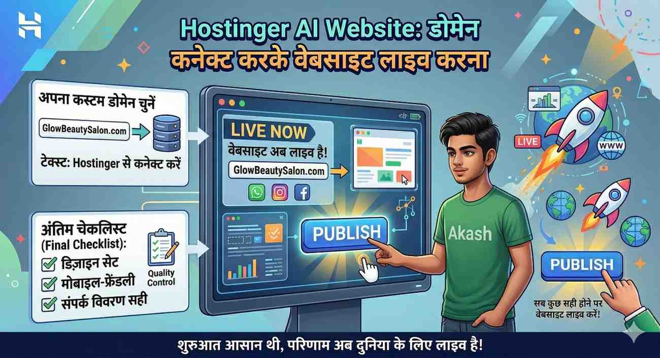 Domain कनेक्ट करके Website Live करना