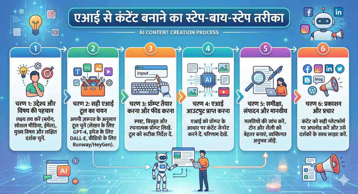 AI से Content बनाने का Step-by-Step तरीका