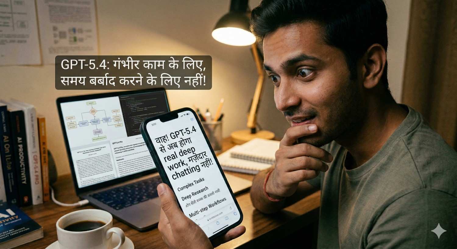 OpenAI ने इसे आपके complex काम, लंबे documents, deep research और multi-step workflows के लिए बनाया है। तो चलो, बिना किसी technical jargon के समझते हैं कि GPT-5.4 आखिर क्या बला है, और