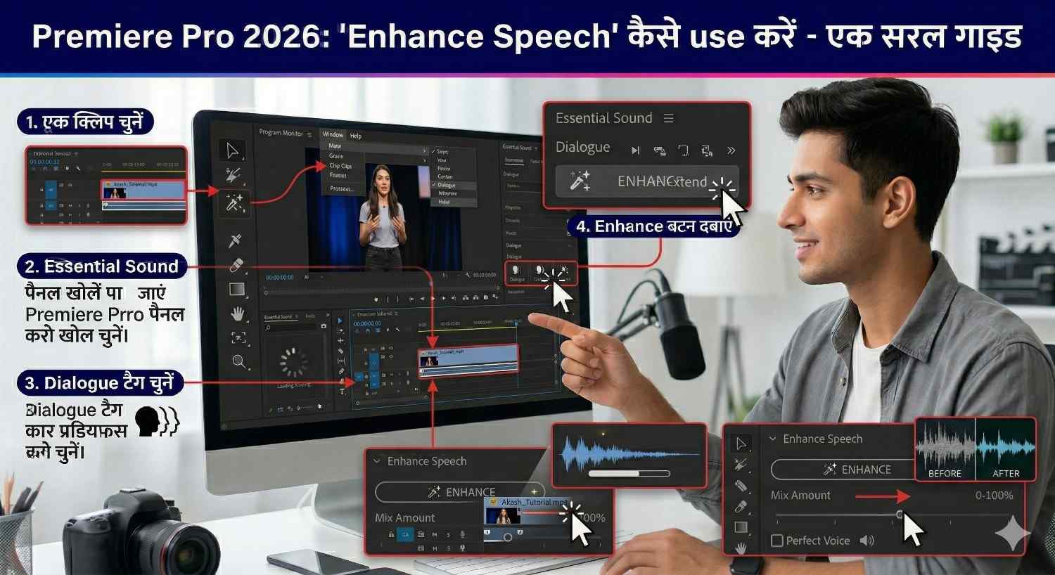 Enhance Speech कैसे use करें