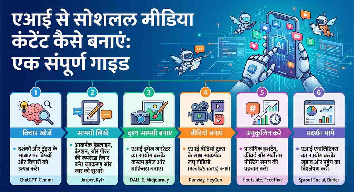AI से Social Media Content कैसे बनाएं
