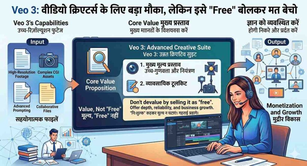 Veo 3: video creators के लिए बड़ा मौका, लेकिन इसे “free” बोलकर मत बेचो