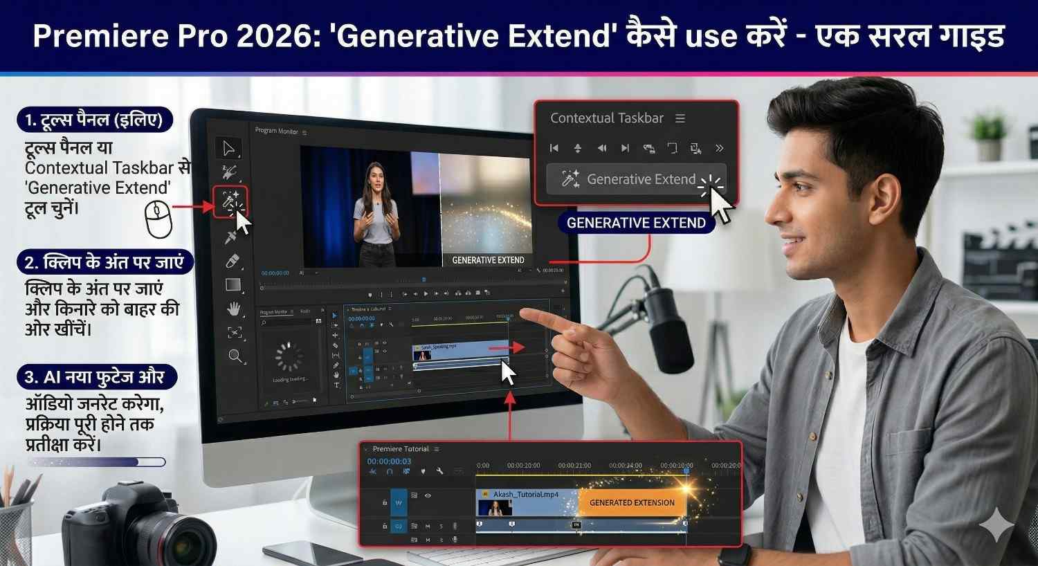 Generative Extend कैसे use करें