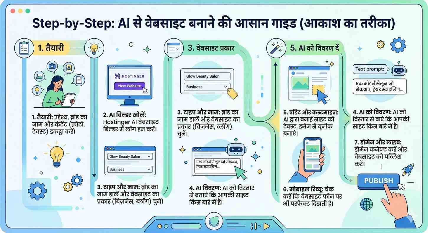 Step-by-Step: मैं वेबसाइट कैसे बनाता हूँ