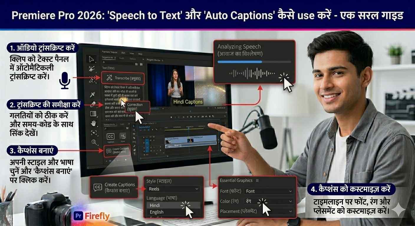 Speech to Text और Auto Captions कैसे use करें