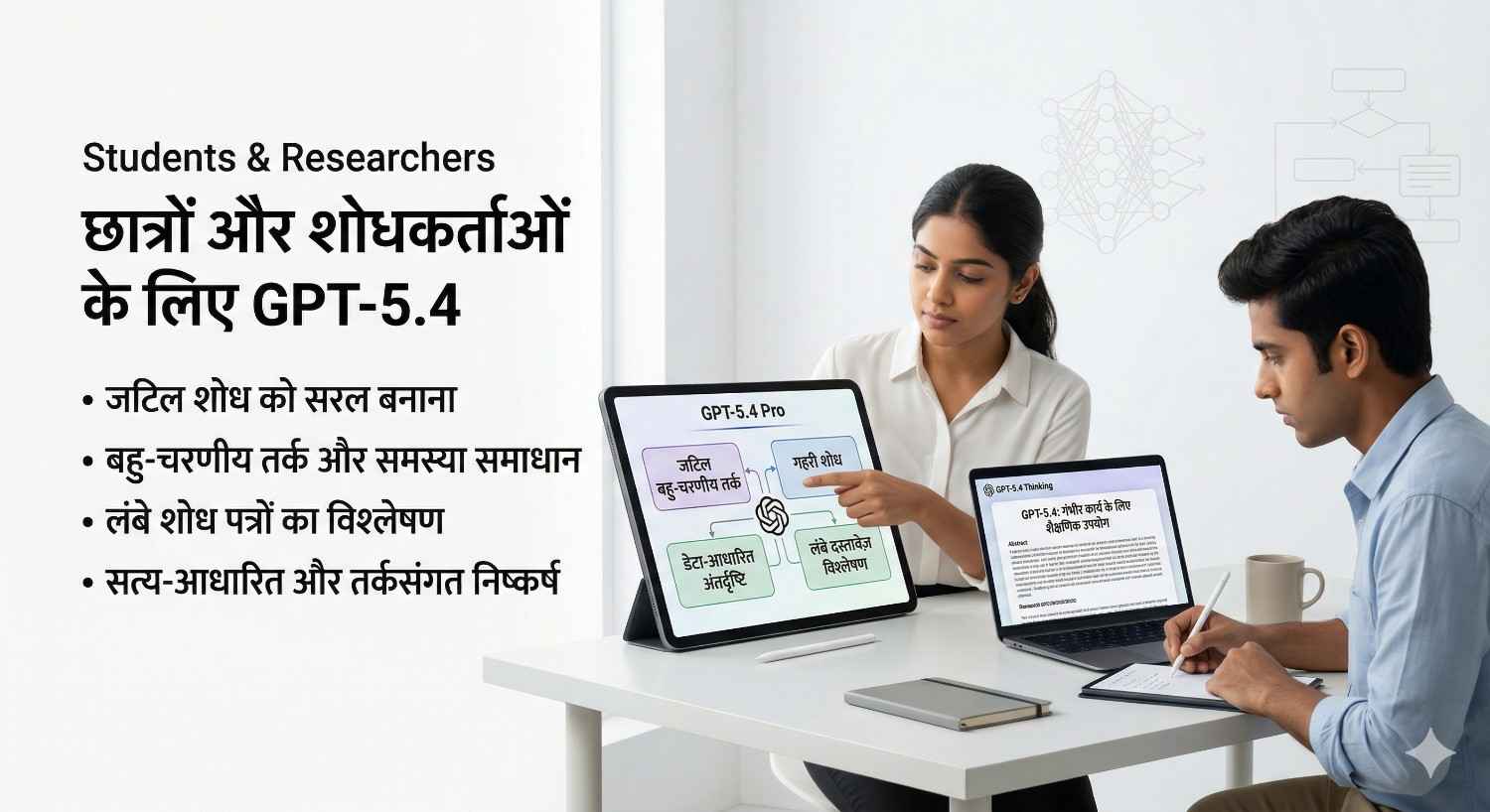 Students और Researchers
