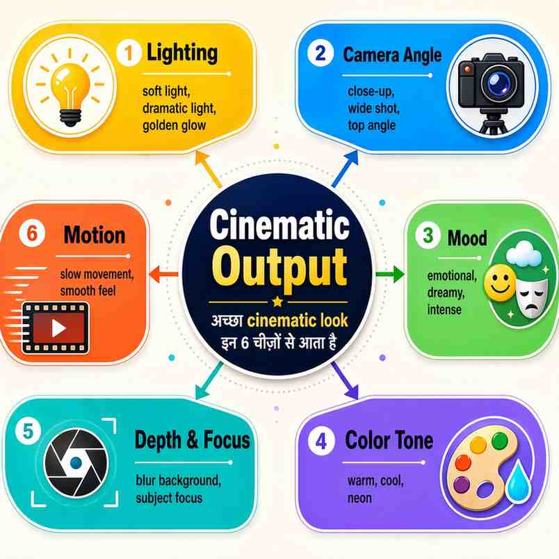 Cinematic output लाने का असली तरीका
