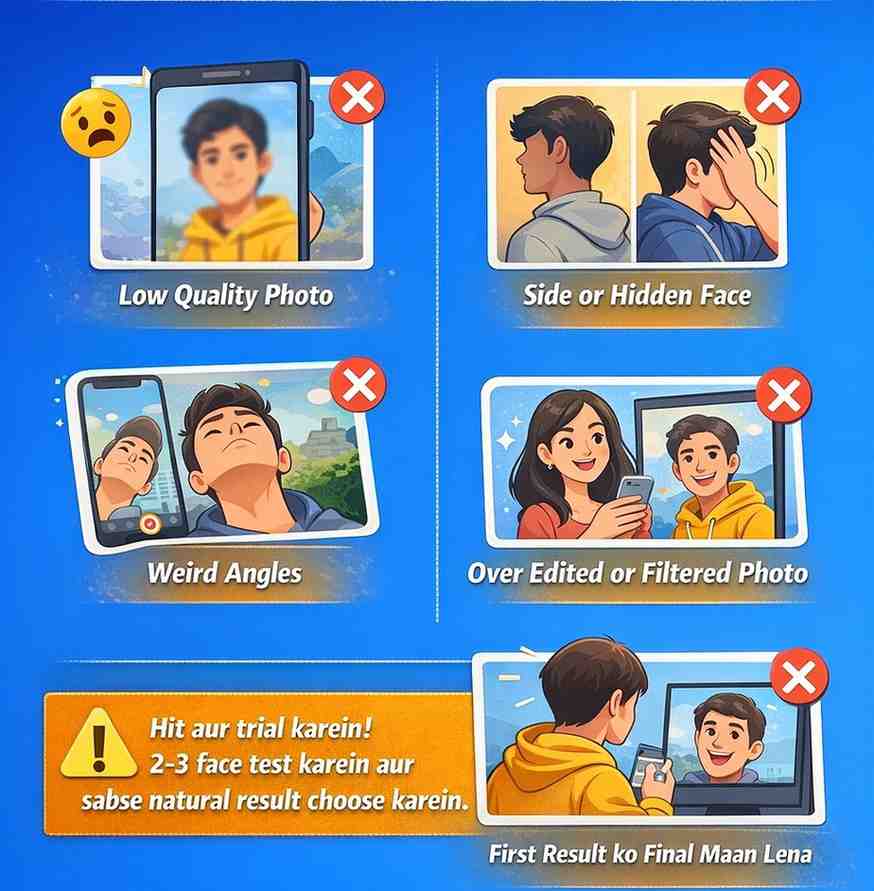 Face Change करते समय कौन-सी mistakes avoid करनी चाहिए?