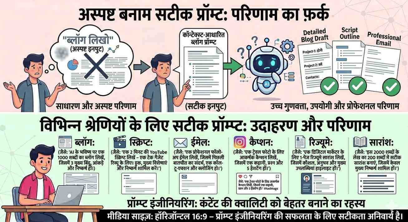 Content की quality बेहतर करने के लिए