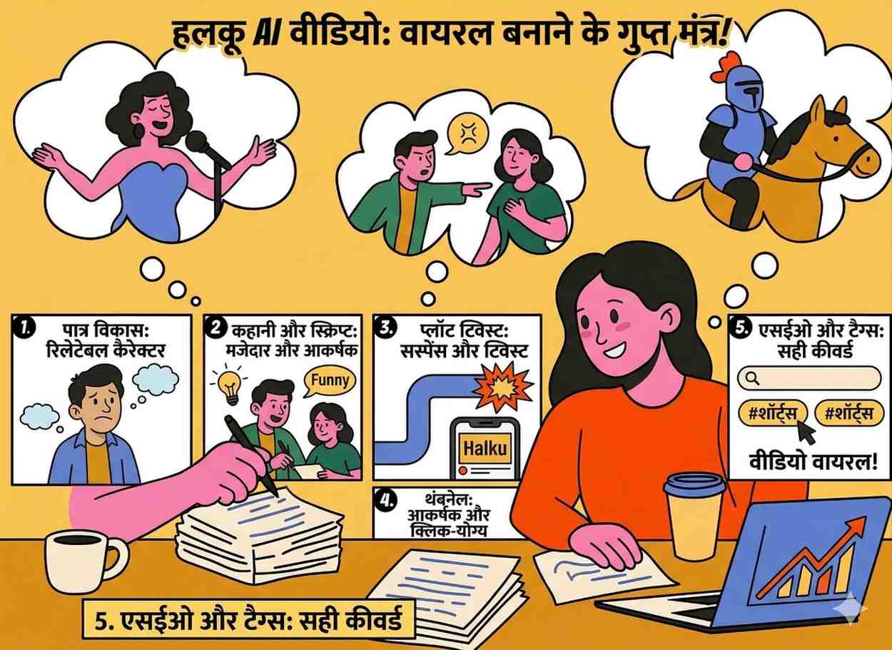 Halku AI Video को वायरल बनाने के लिए क्या जरूरी है?