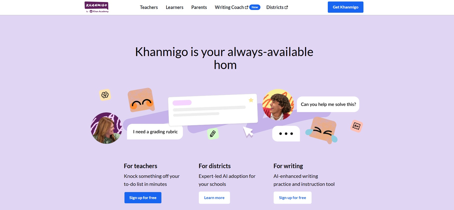 Khanmigo: अगर concepts कमजोर हैं, तो ये patient tutor जैसा feel दे सकता है