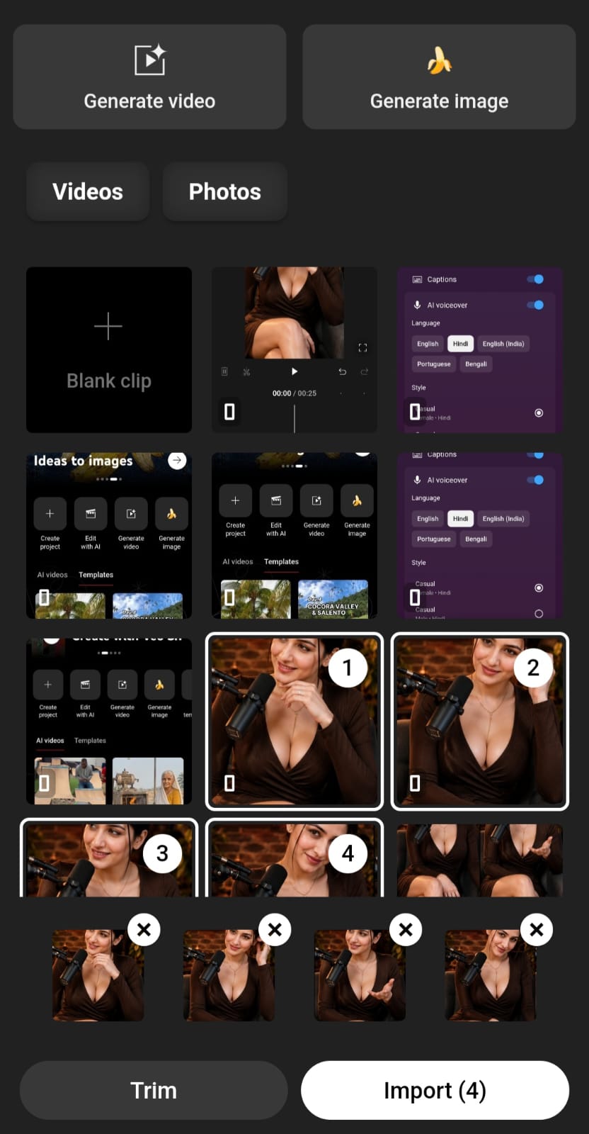 YouTube Create Edit with AI की Main Features