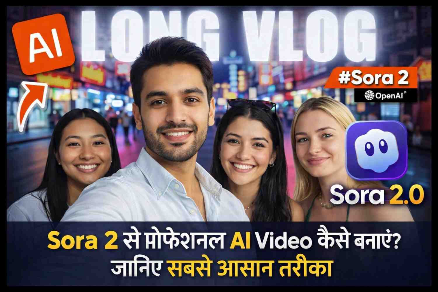 Sora 2 से प्रोफेशनल AI Video कैसे बनाएं? जानिए सबसे आसान तरीका