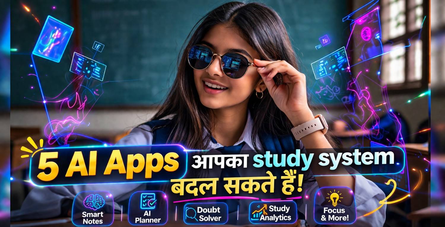 पढ़ाई में मेहनत कर रहे हो, फिर भी result वैसा नहीं आ रहा? ये 5 AI Apps आपका study system बदल सकते हैं